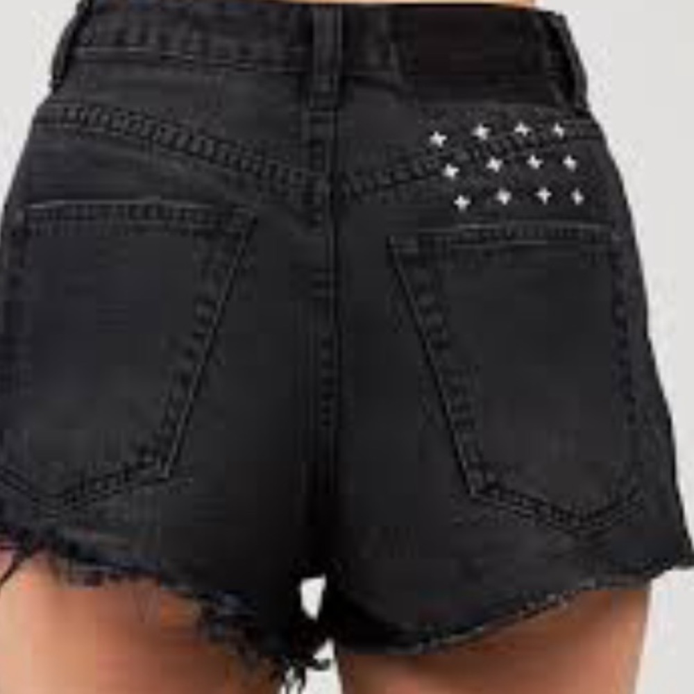 Ksubi cut off denim shorts 28